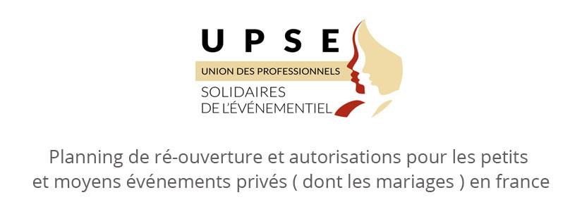Le calendrier de déconfinement du secteur du mariage se précise !