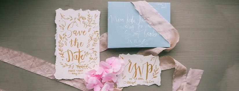 Les dernières tendances papeterie pour vos faire-part de mariage 