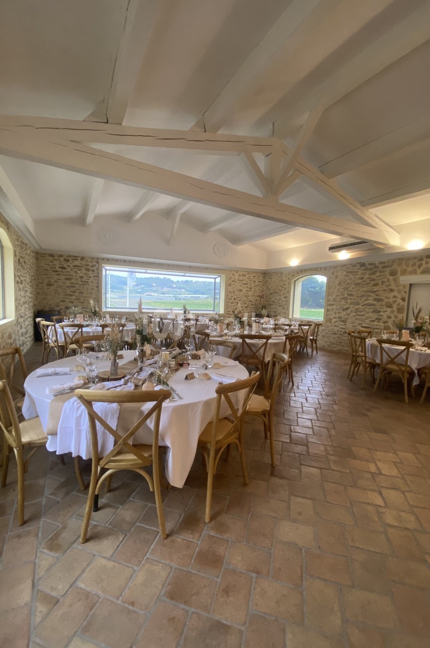 Salle de réception avec son mobilier