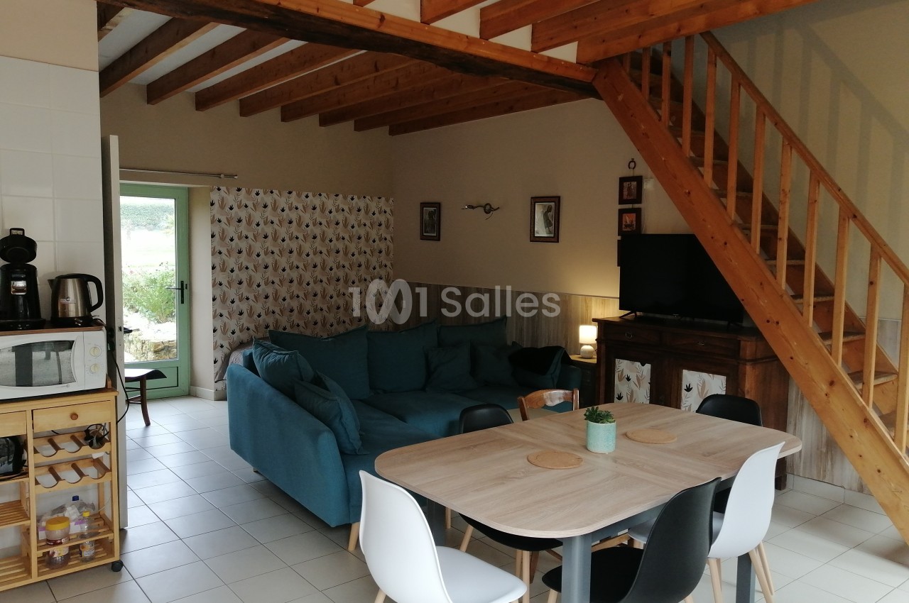 Espace séjour de l'appartement