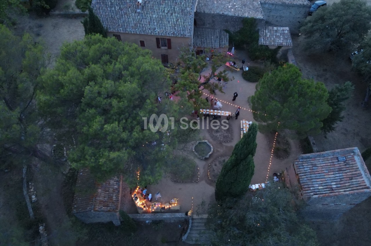 Vue aérienne du Domaine - Mariage