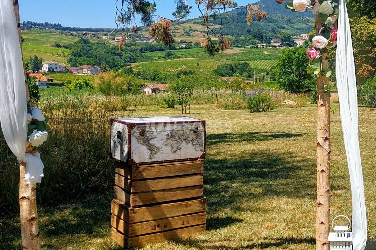 vue sur les monts du Beaujolais