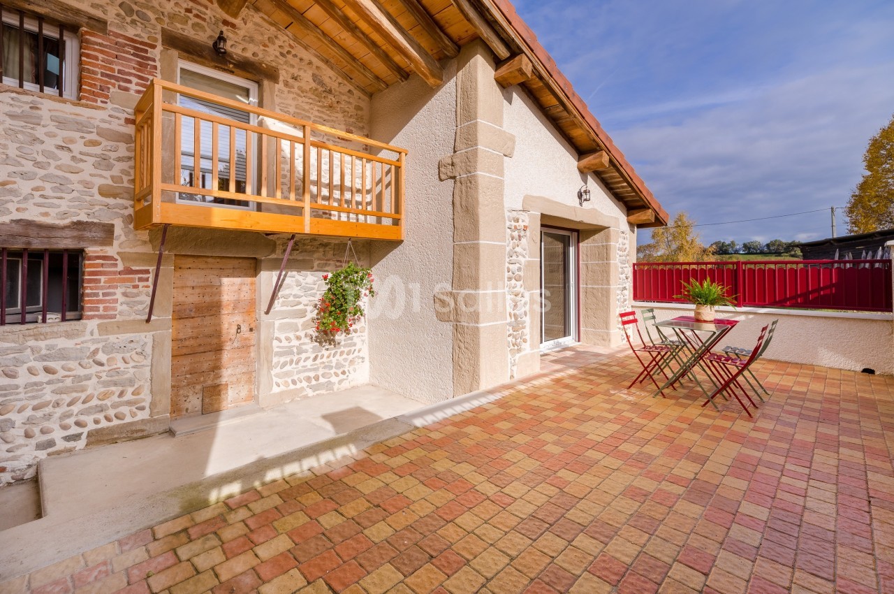 Exterieur du gîte atelier