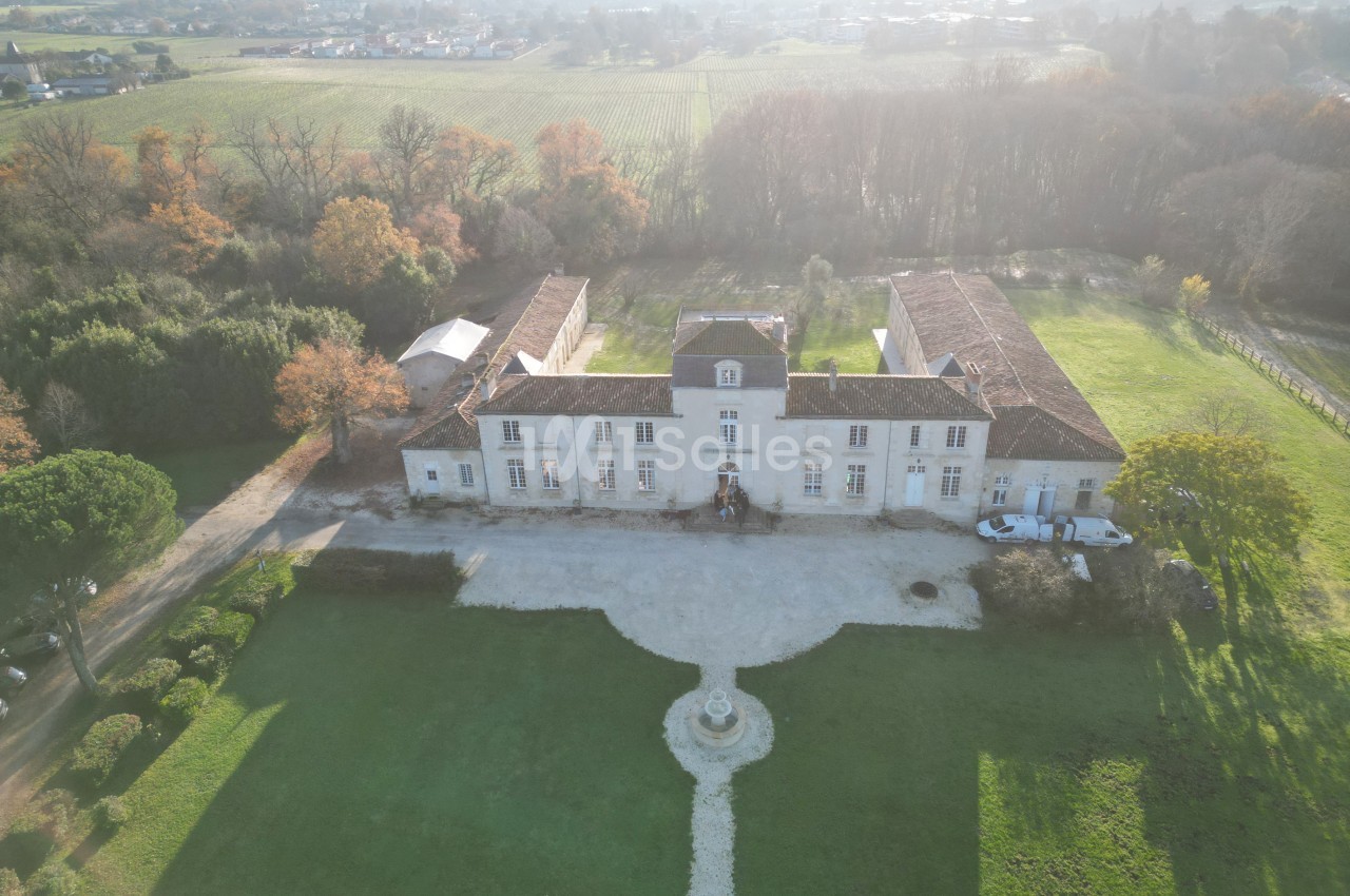 Château Formont - vue drone - proche de Bordeaux