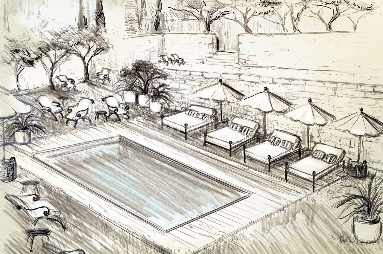 Projet de piscine (15 m x 4m)