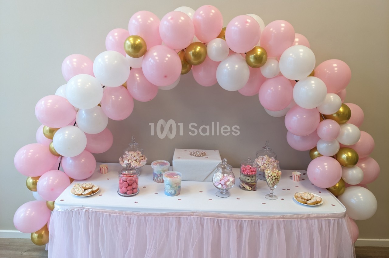 Arche de ballons princesse