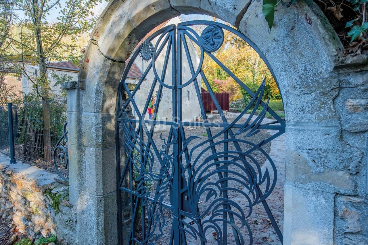 Portail d'origine du Moulin de Vauboyen
