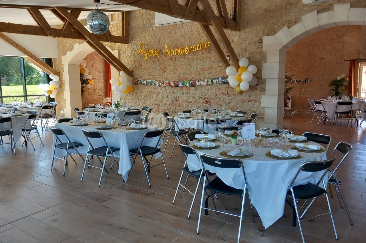 Salle de réception modulable