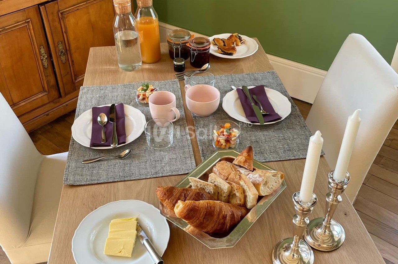 Petit dejeuner au Château