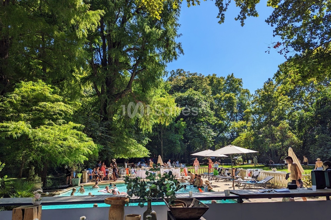 La grande piscine du Château